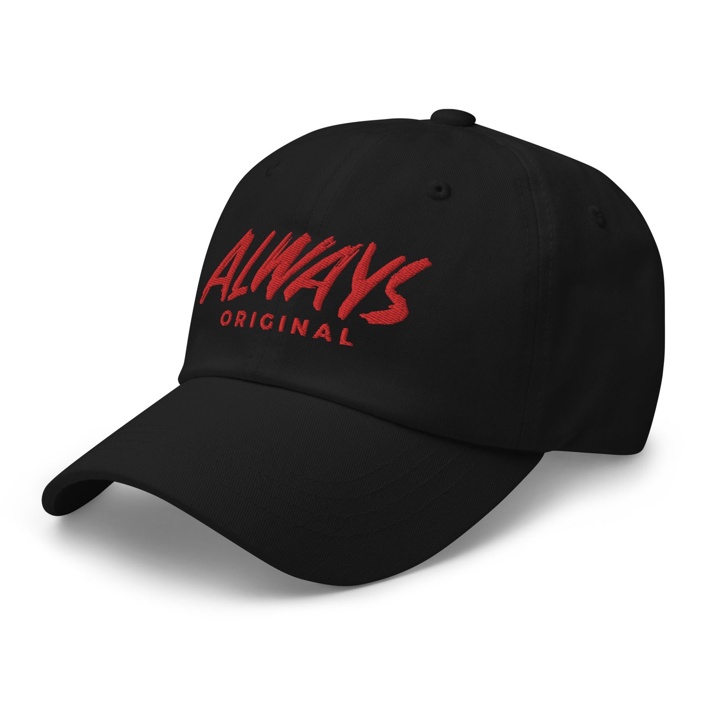 Red Stitched Always Original Dad hat