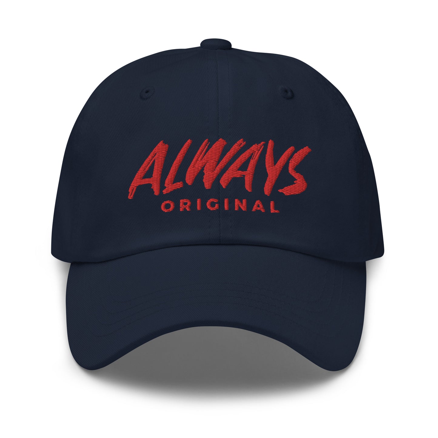 Red Stitched Always Original Dad hat