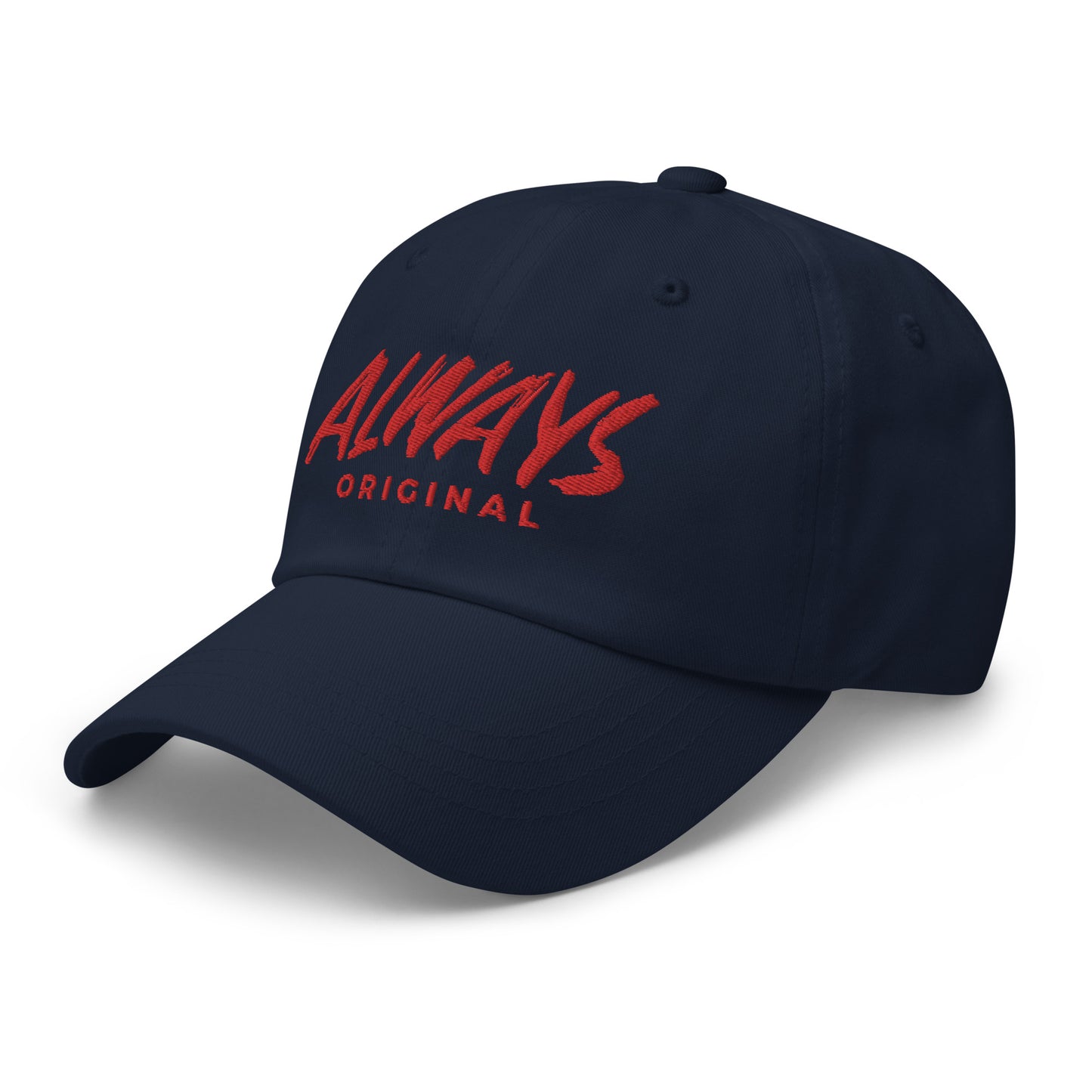 Red Stitched Always Original Dad hat