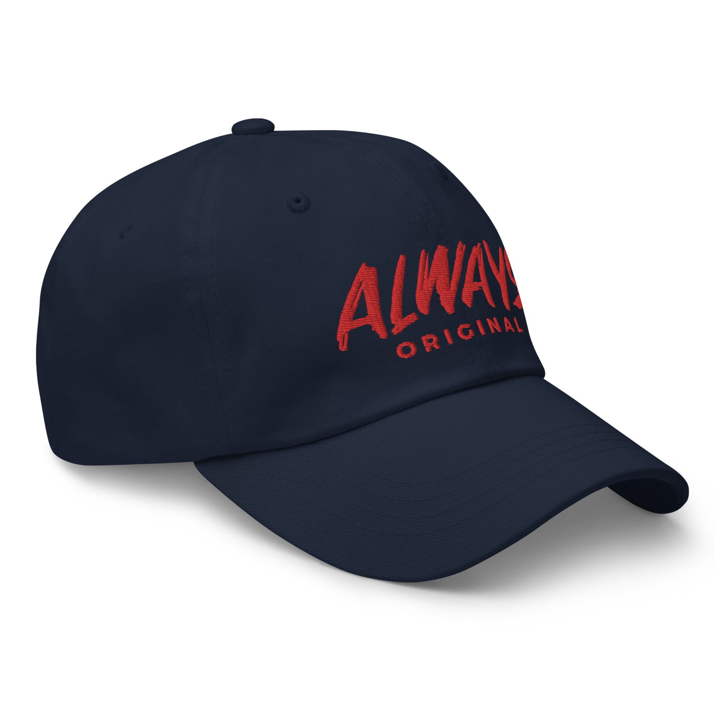 Red Stitched Always Original Dad hat