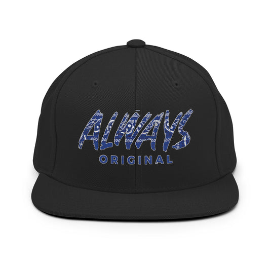 Blue Bandana Always Original snapback Hat