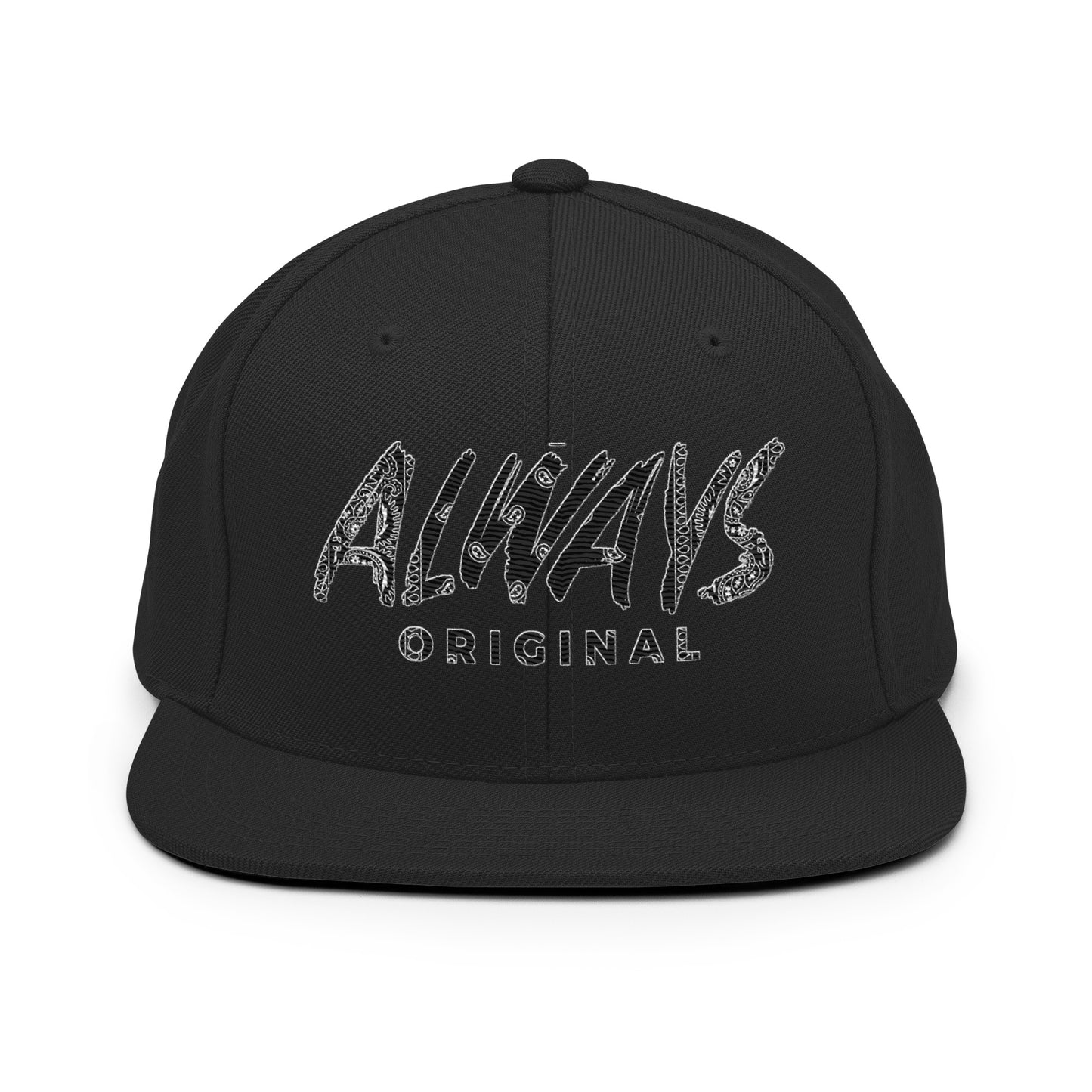 Black Bandana Always Original Snapback