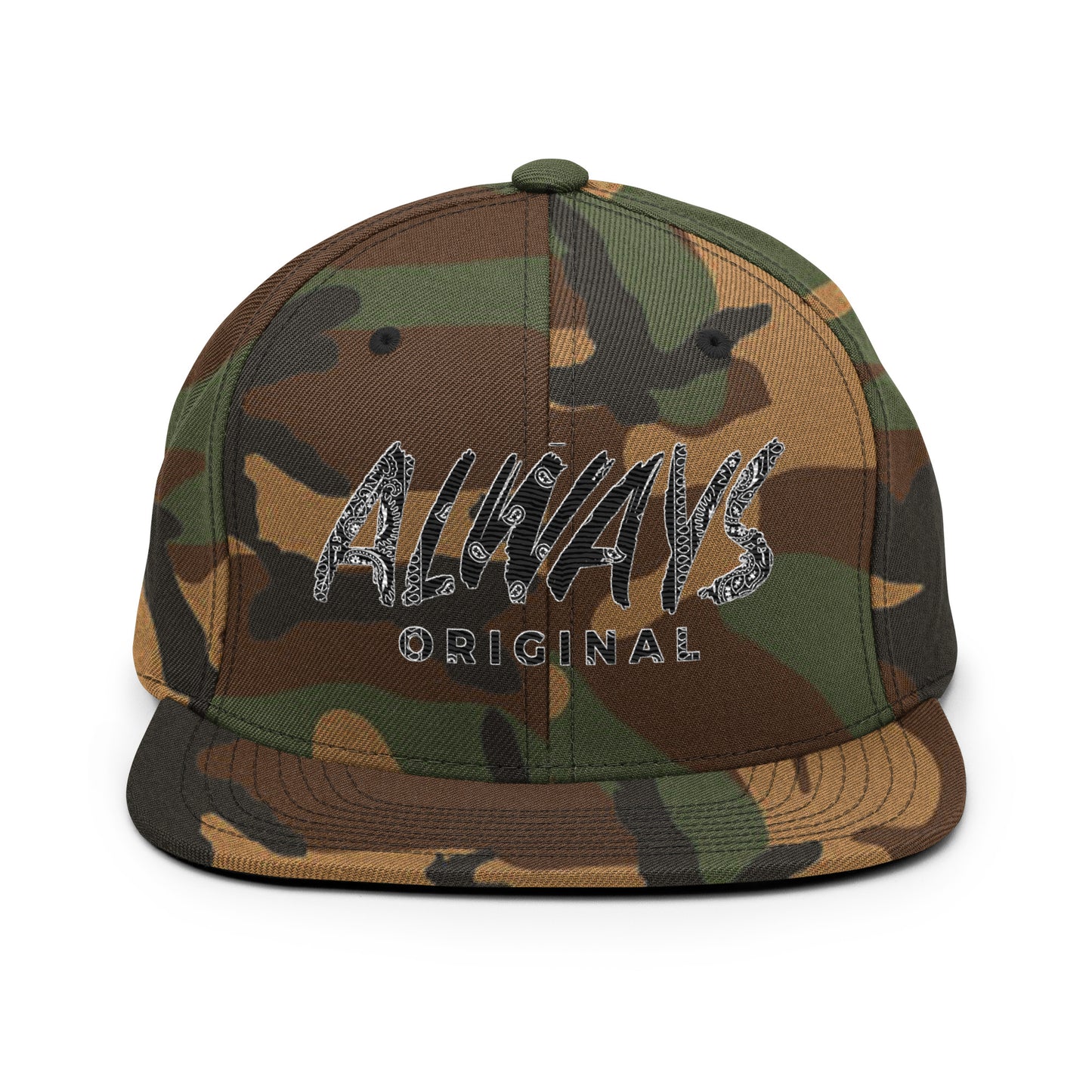 Black Bandana Always Original Snapback