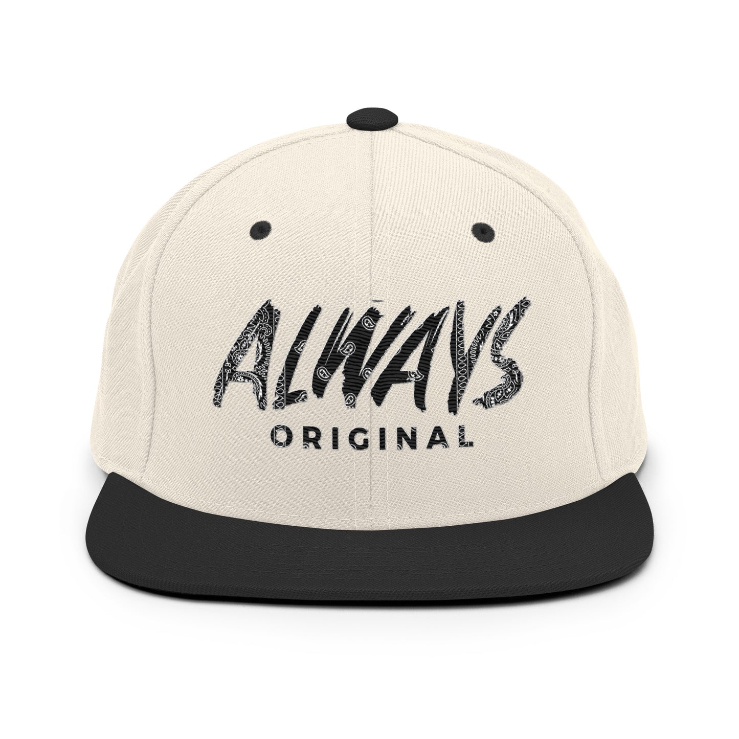 Black Bandana Always Original Snapback