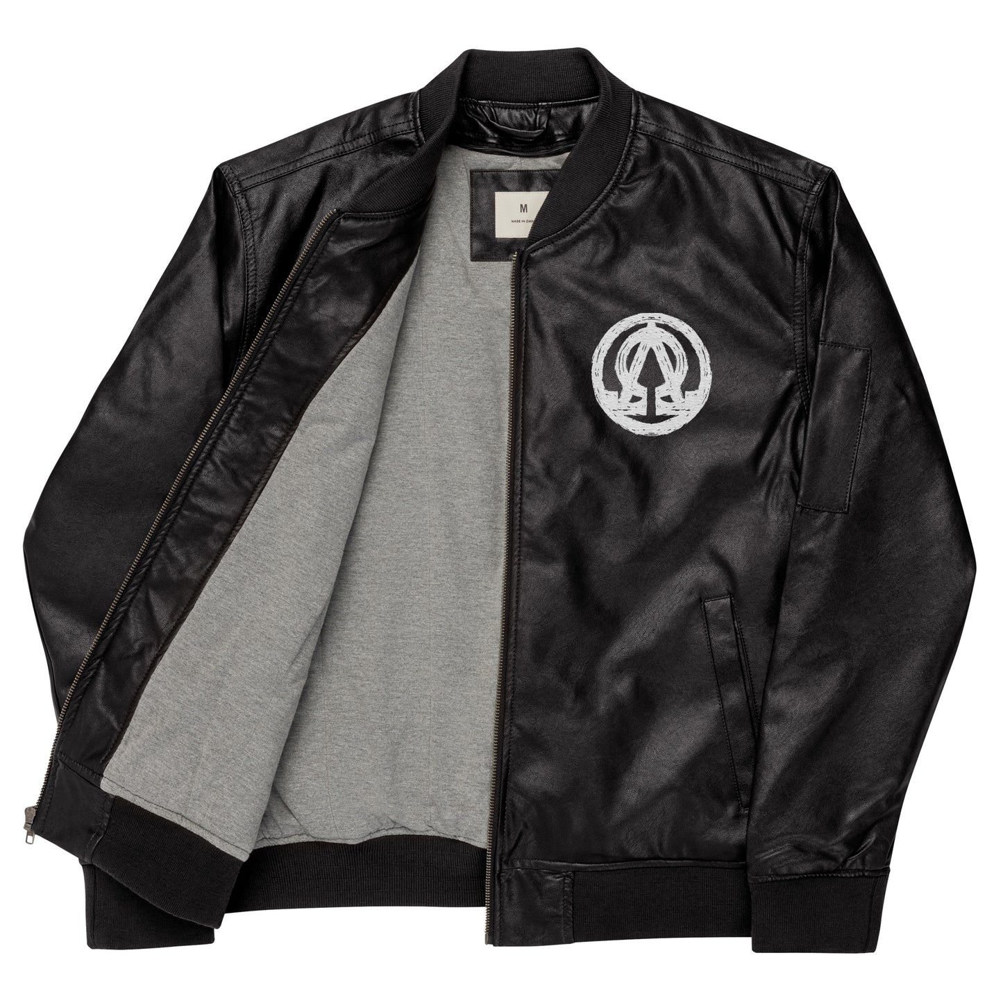 Always Original Leather Bomber Jacket