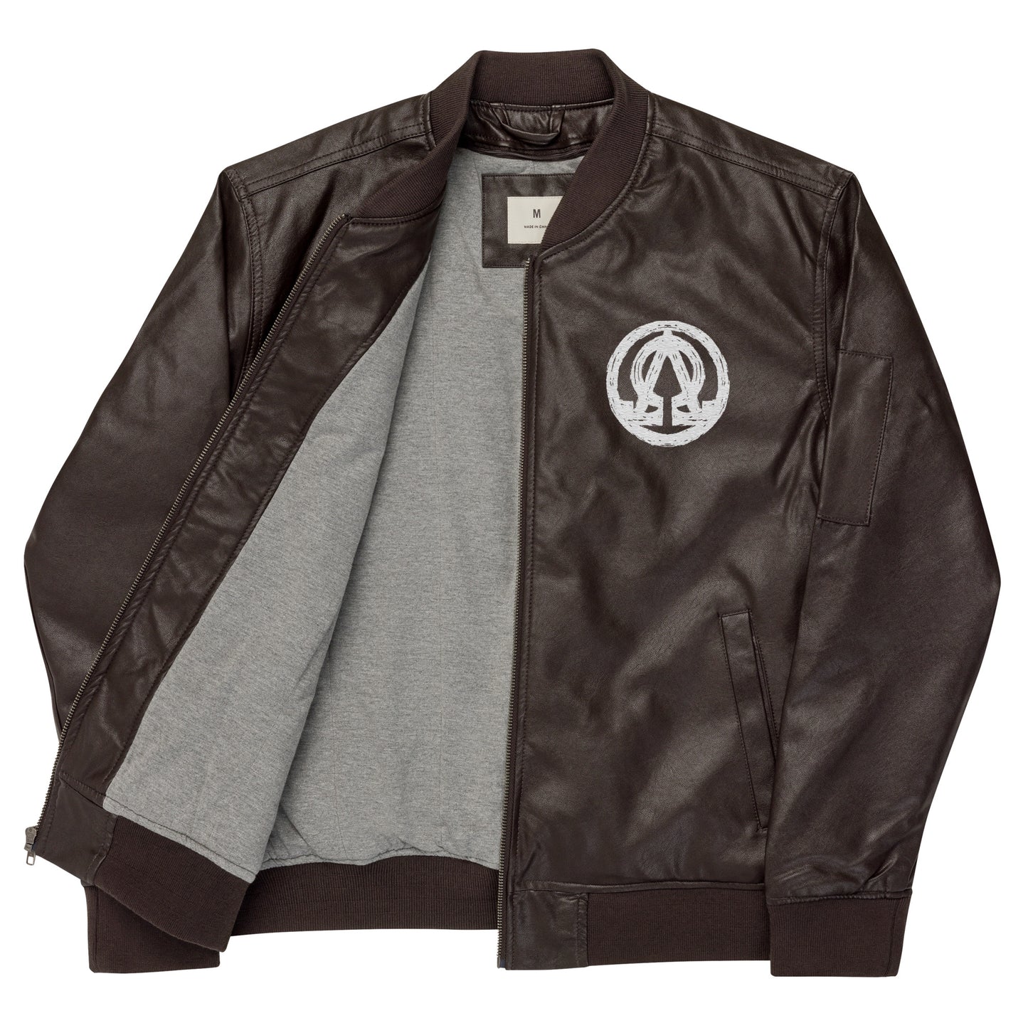 Always Original Leather Bomber Jacket