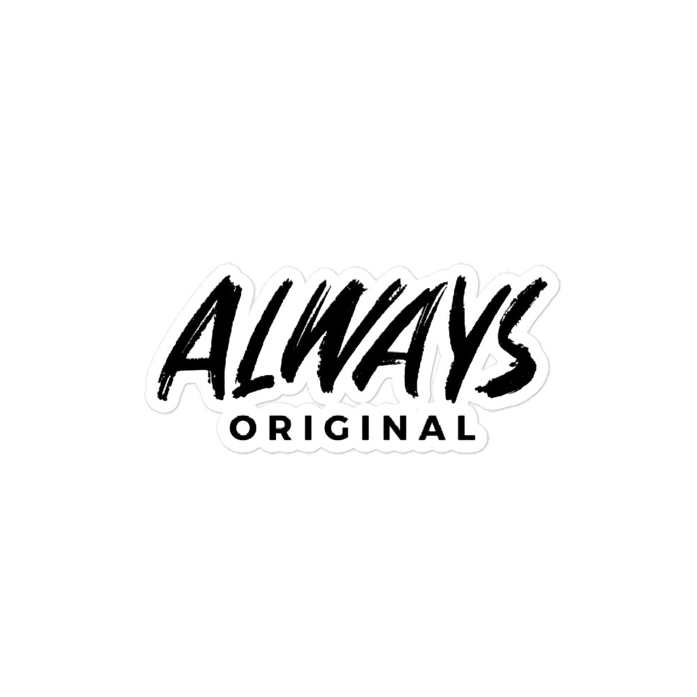 Always Original Bubble-free stickers