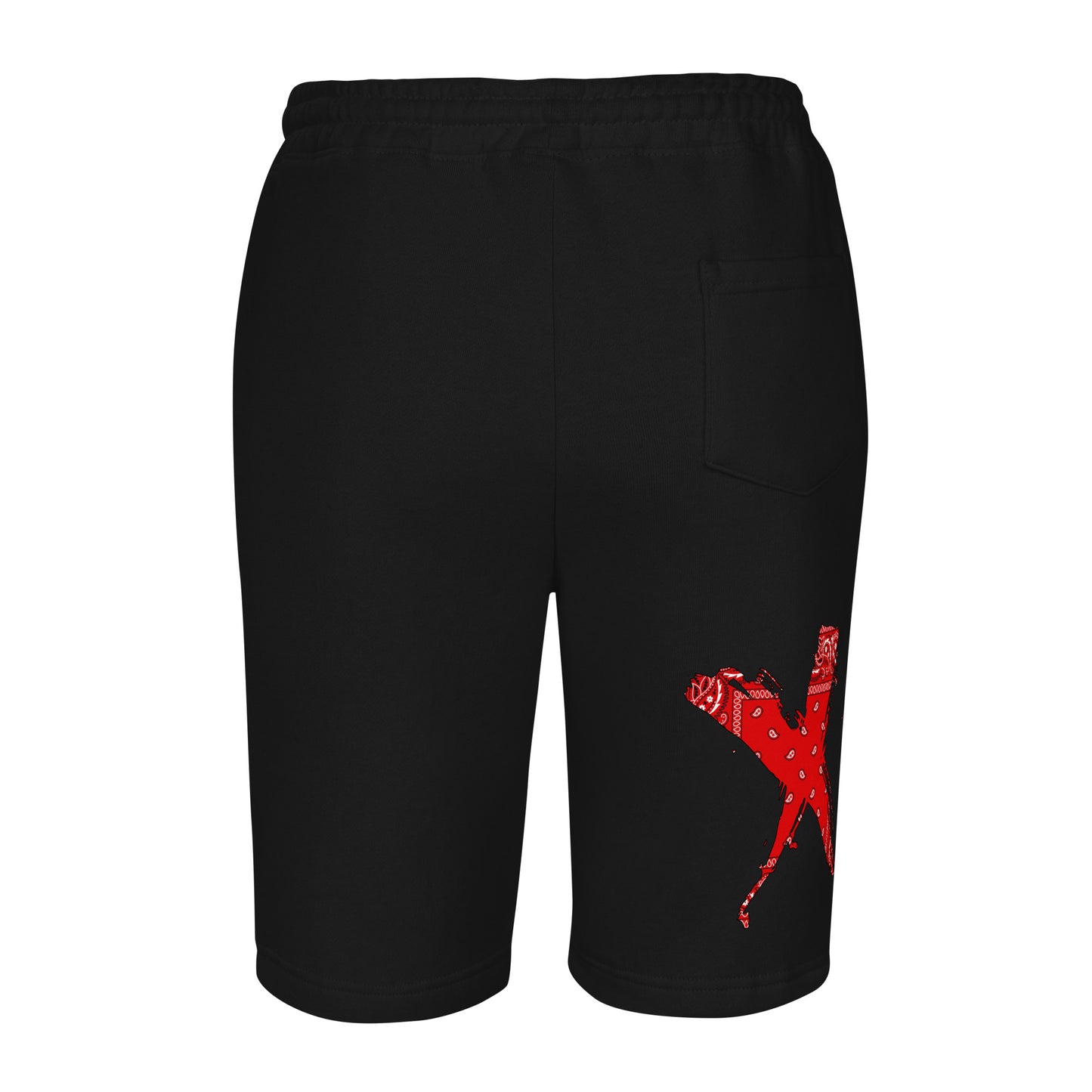 Red Bandana X Men's fleece shorts