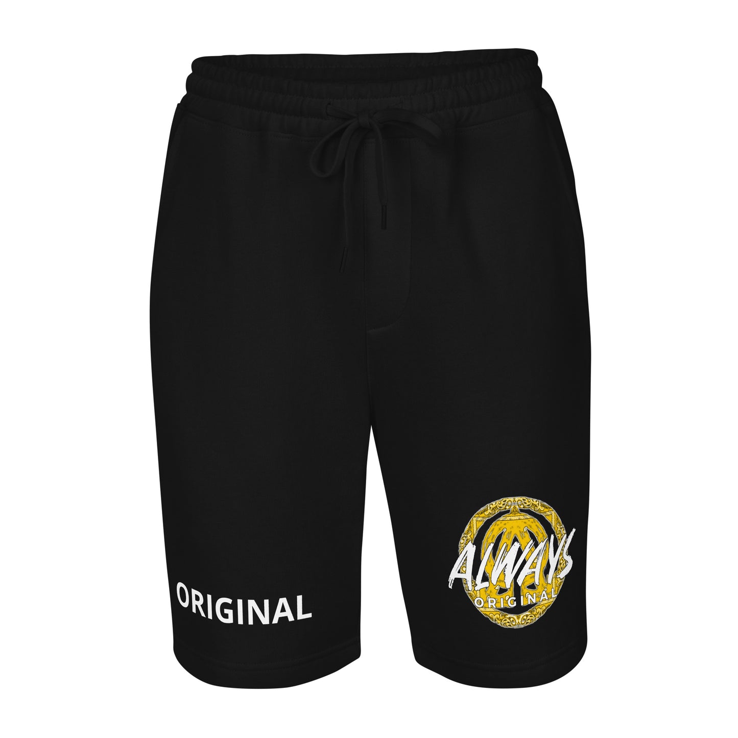 Gold bandana Always Original Men's fleece shorts