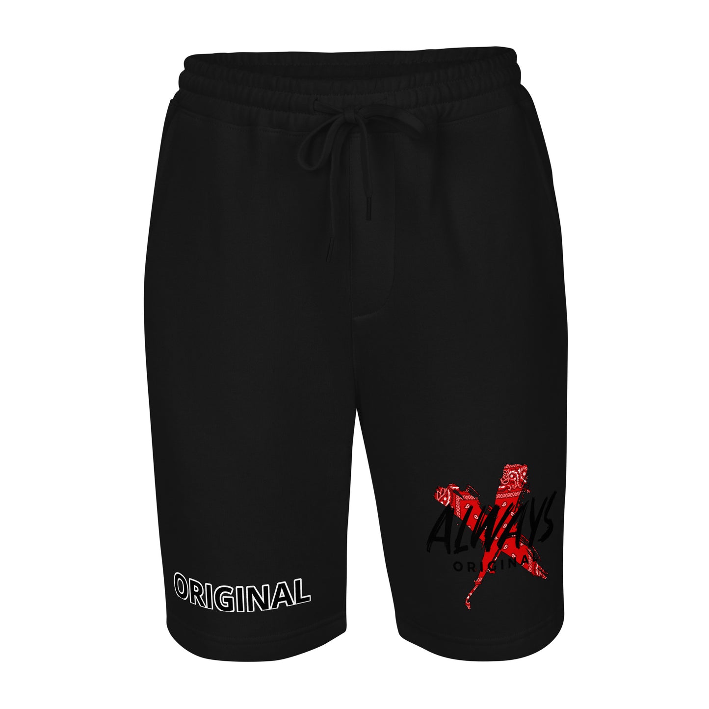 Red Bandana X Men's fleece shorts