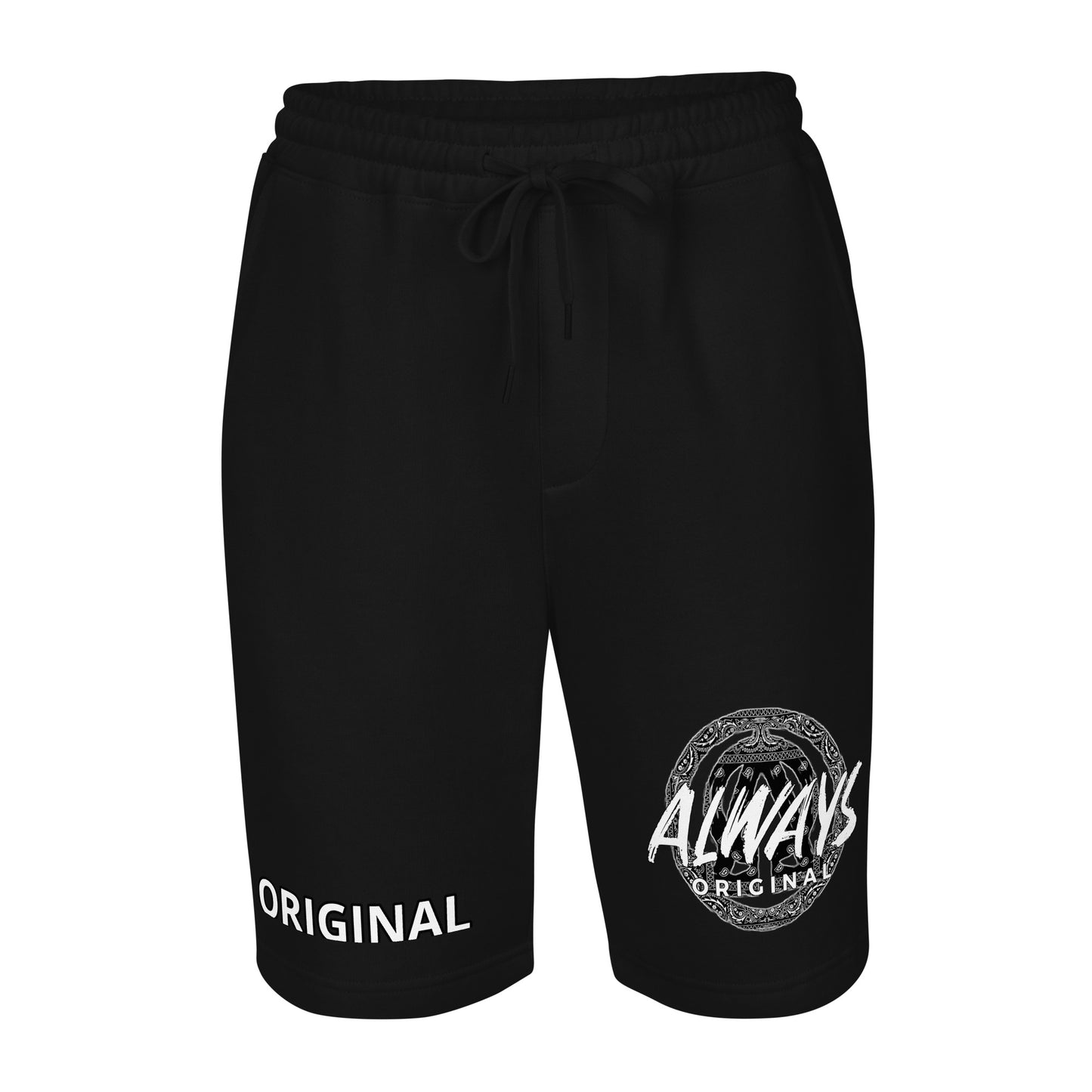 Black Bandana Always Original Men's fleece shorts