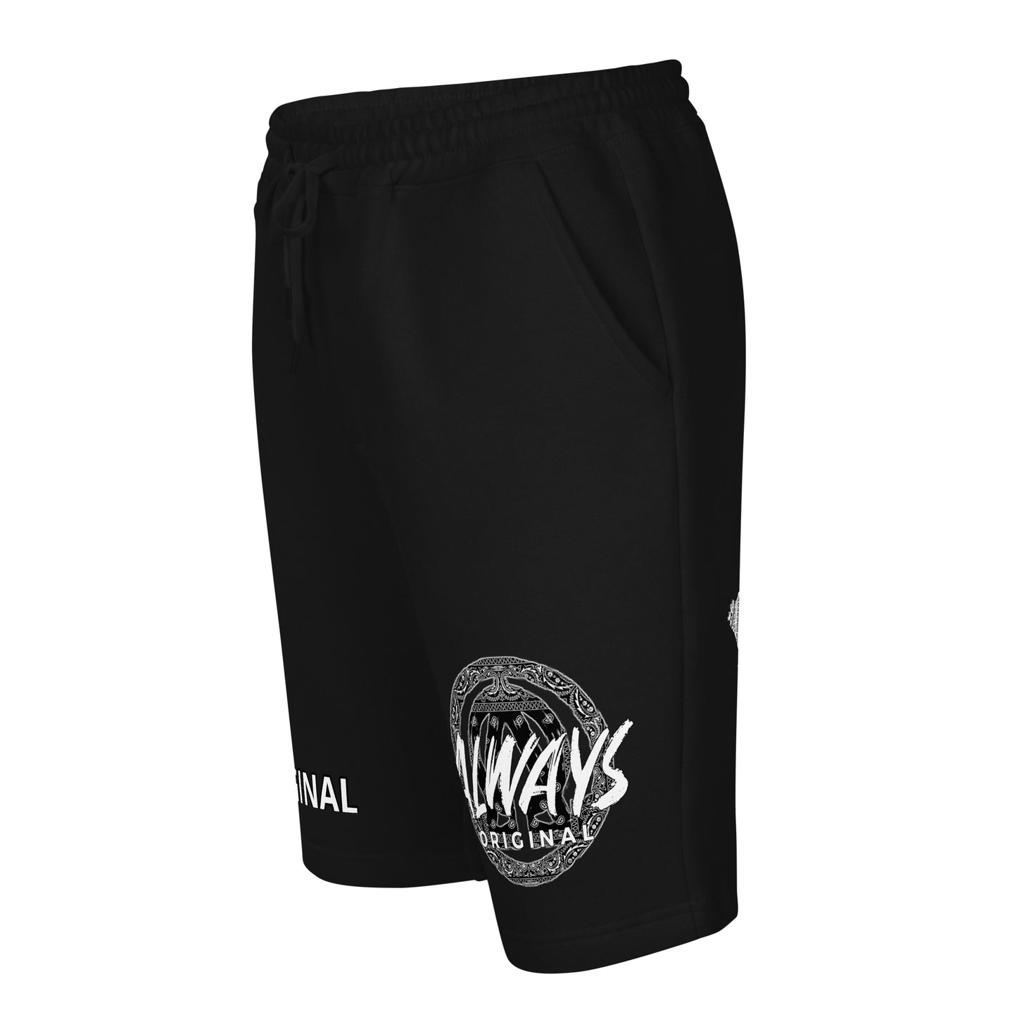 Black Bandana Always Original Men's fleece shorts