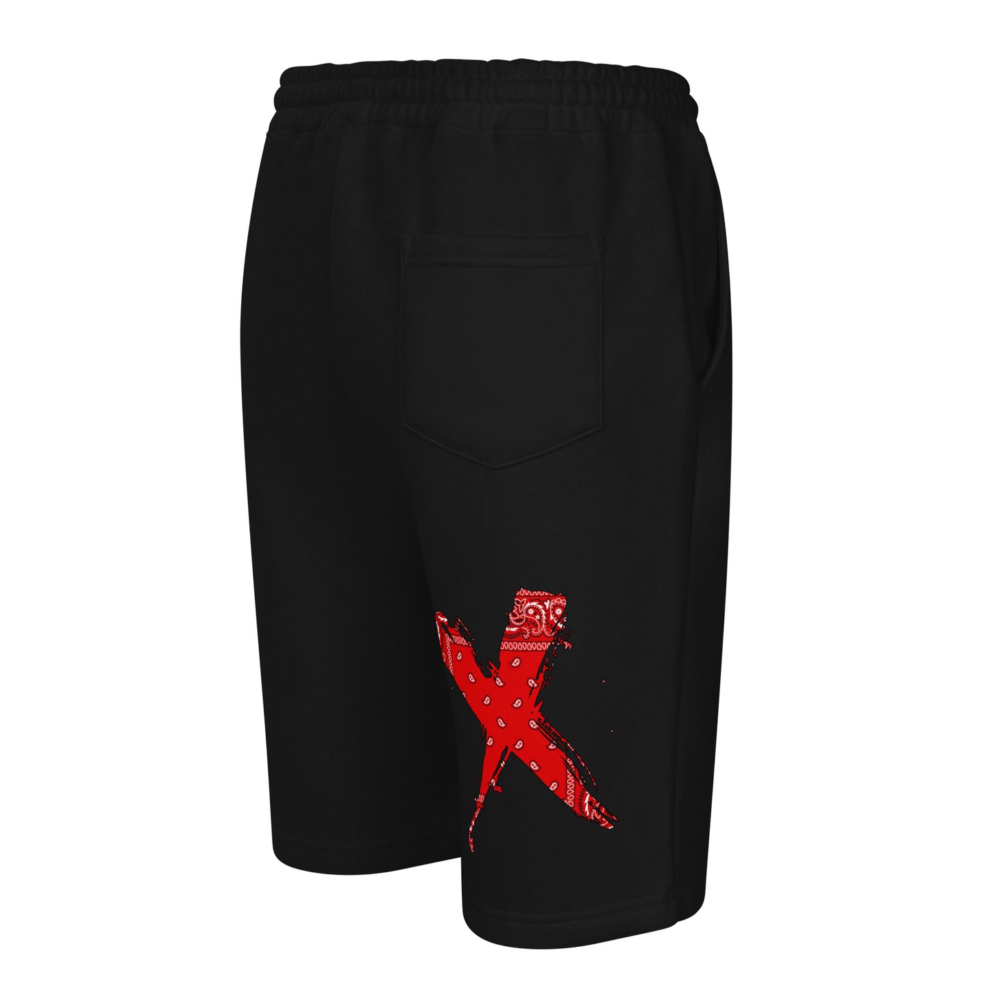 Red Bandana X Men's fleece shorts