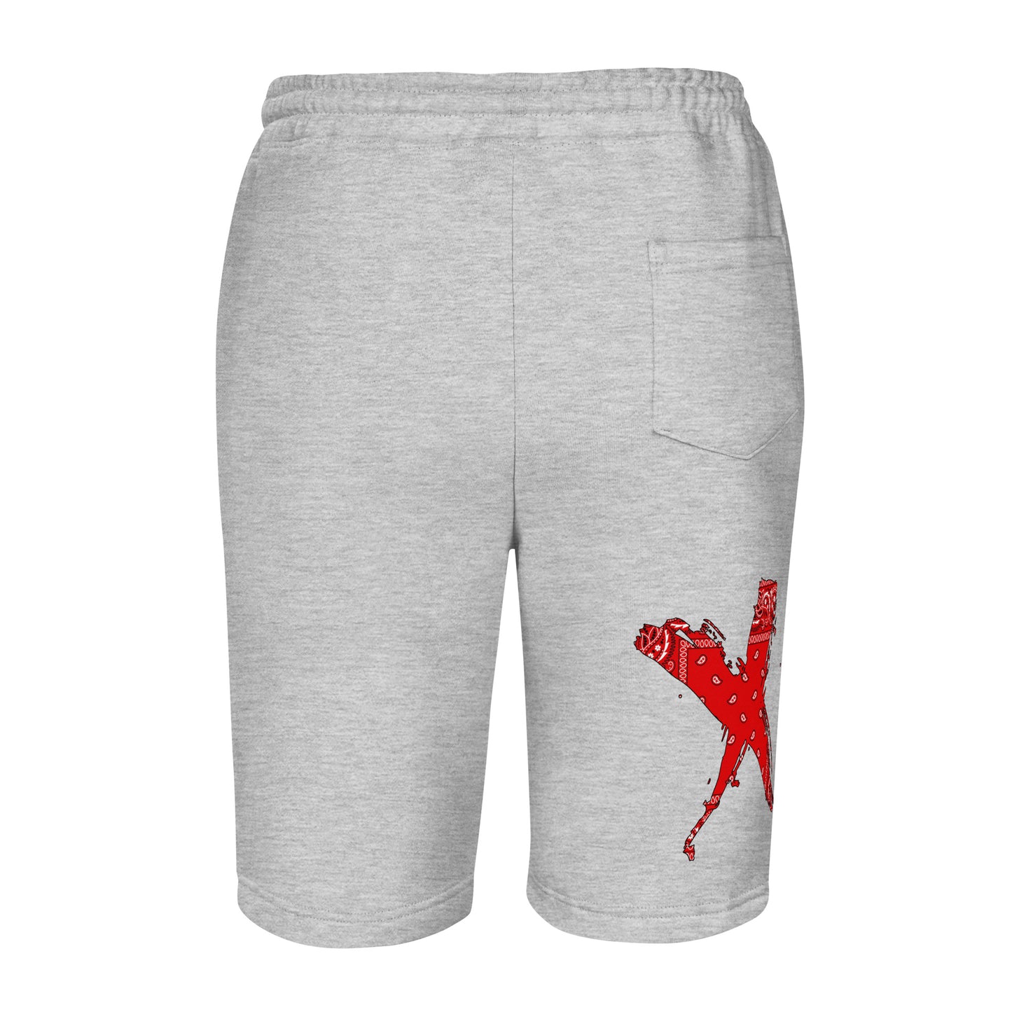 Red Bandana X Men's fleece shorts