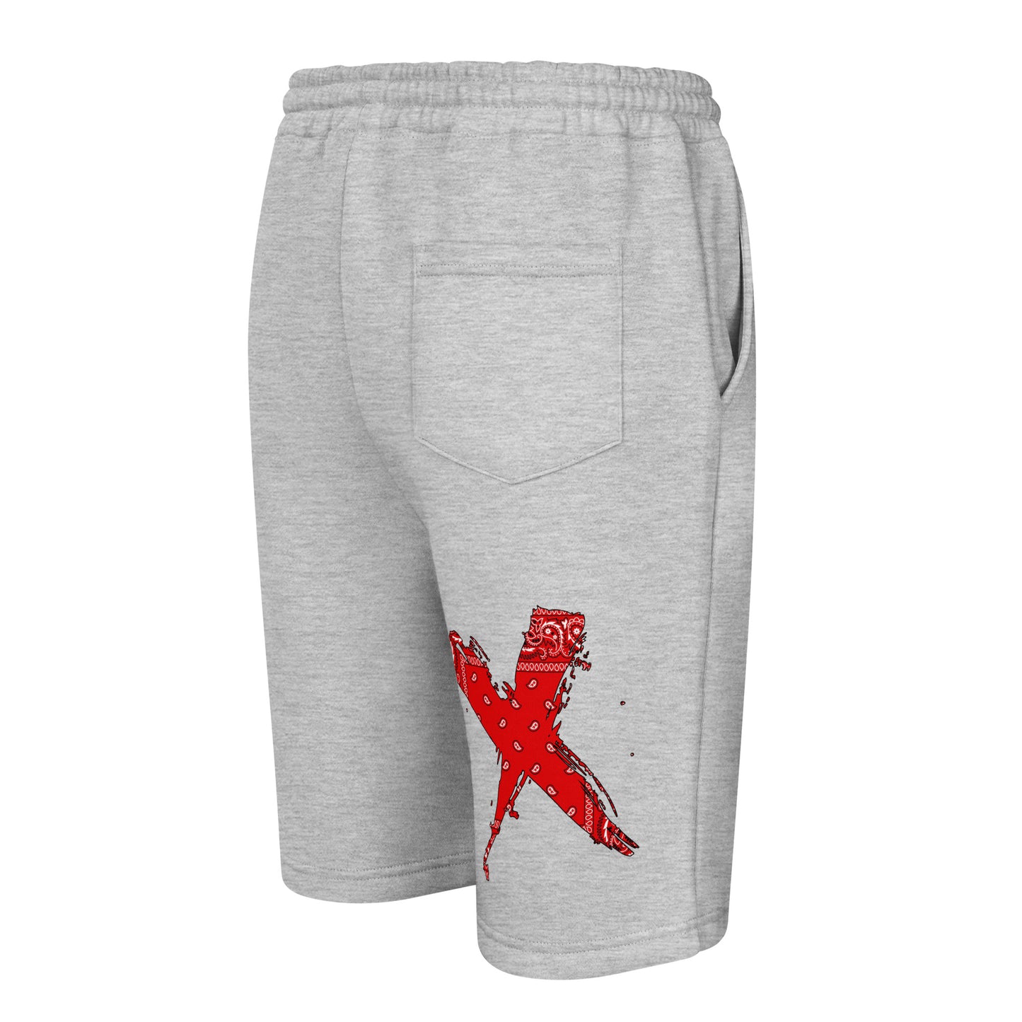 Red Bandana X Men's fleece shorts
