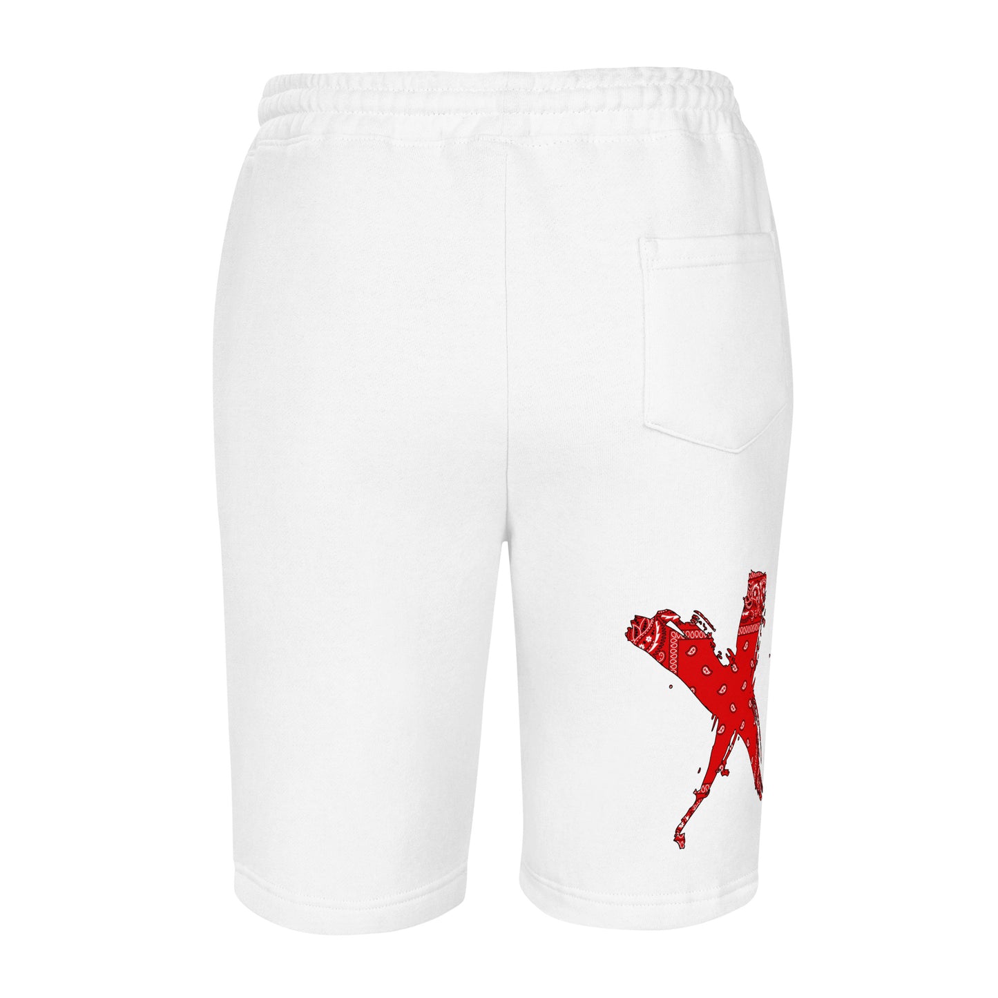 Red Bandana X Men's fleece shorts
