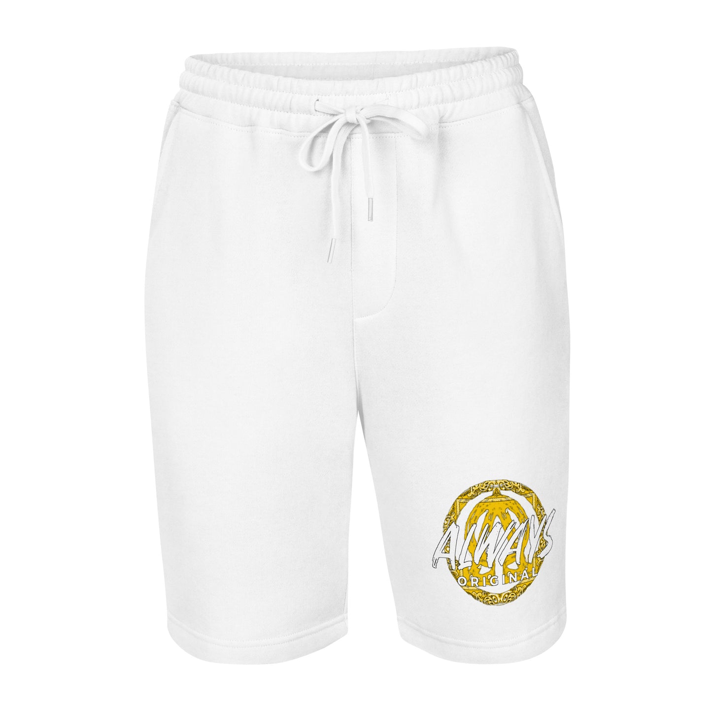 Gold bandana Always Original Men's fleece shorts