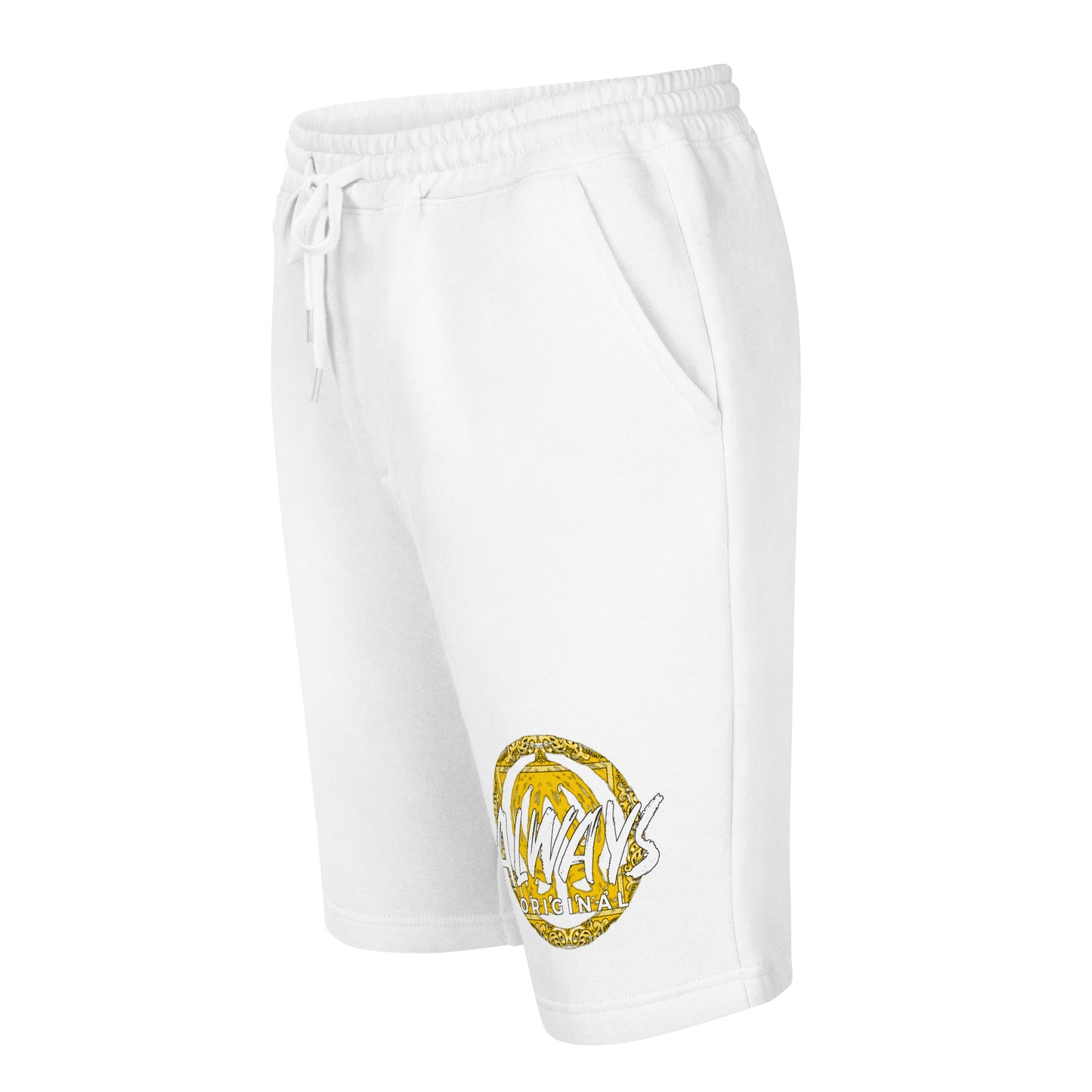 Gold bandana Always Original Men's fleece shorts