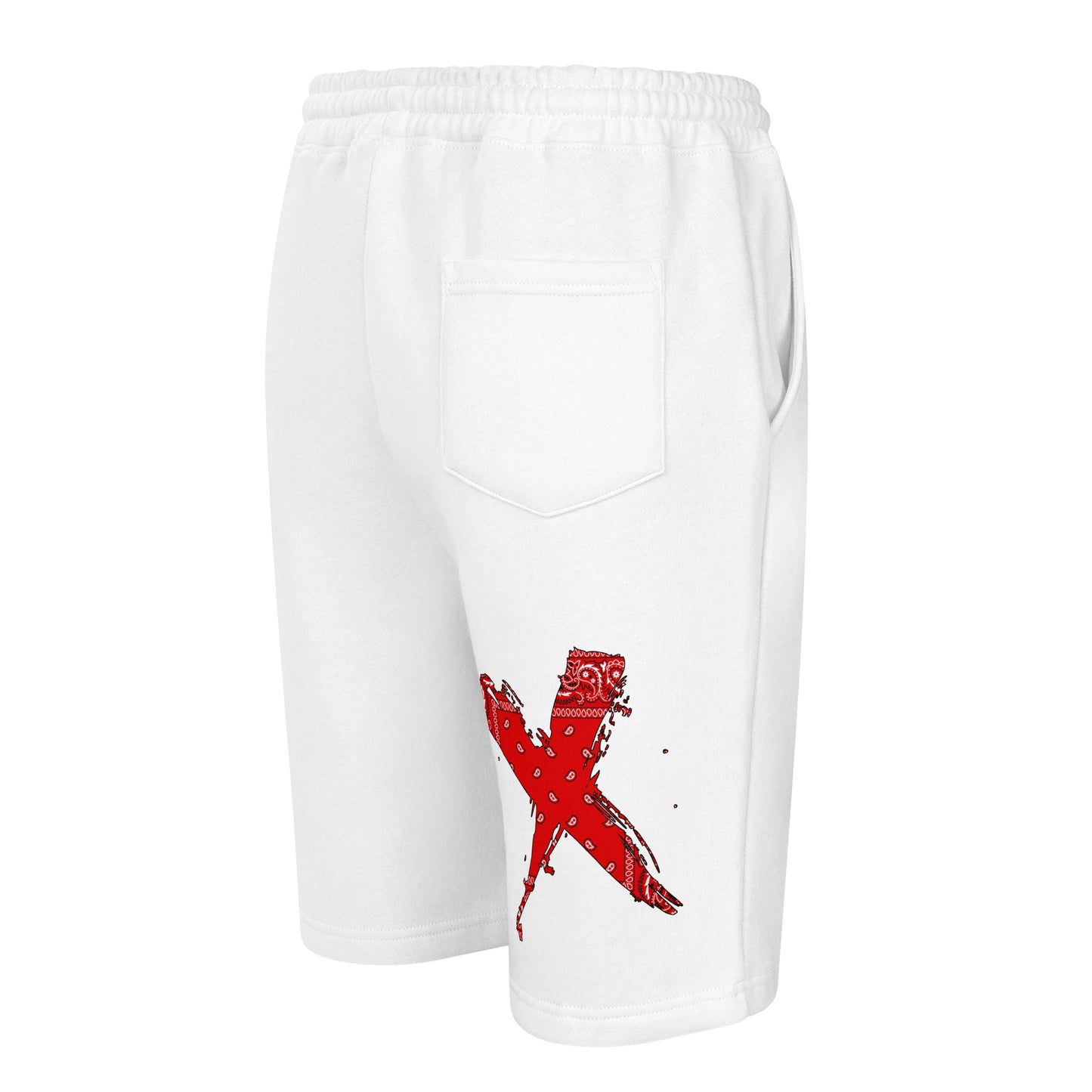 Red Bandana X Men's fleece shorts