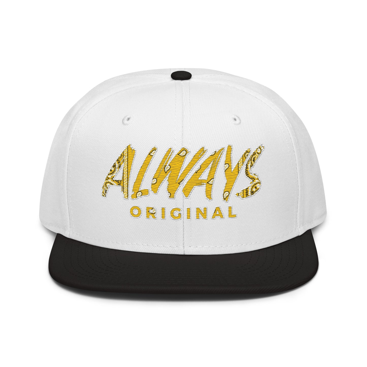 Gold Bandana 2 tone Snapback Hat