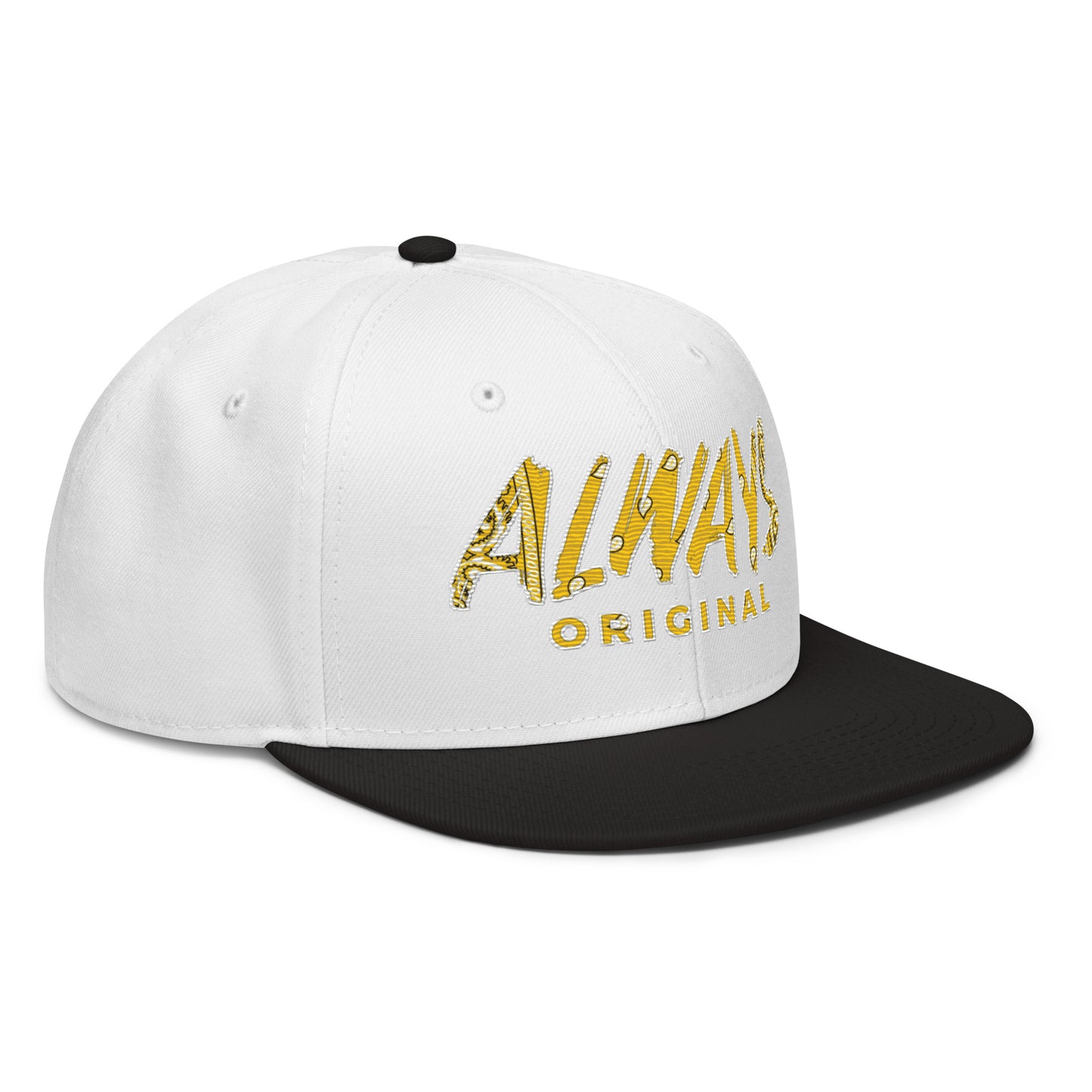 Gold Bandana 2 tone Snapback Hat