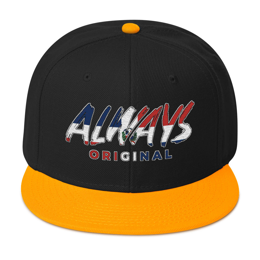 Dominican Flag Always Original Snapback Hat