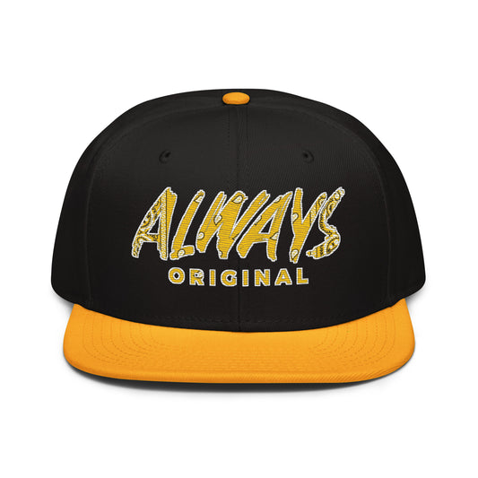 Gold Bandana 2 tone Snapback Hat