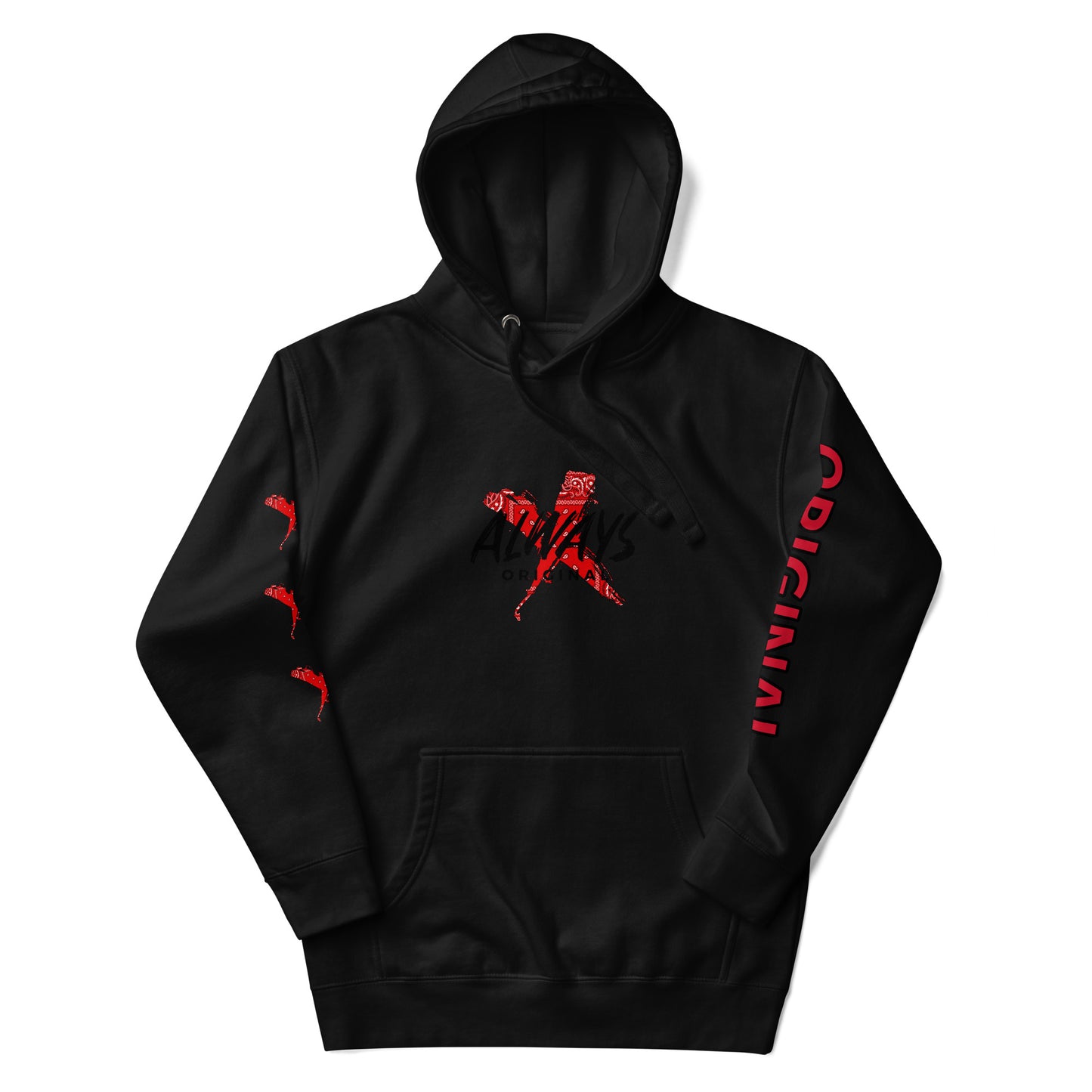 Red Bandana X Unisex Hoodie