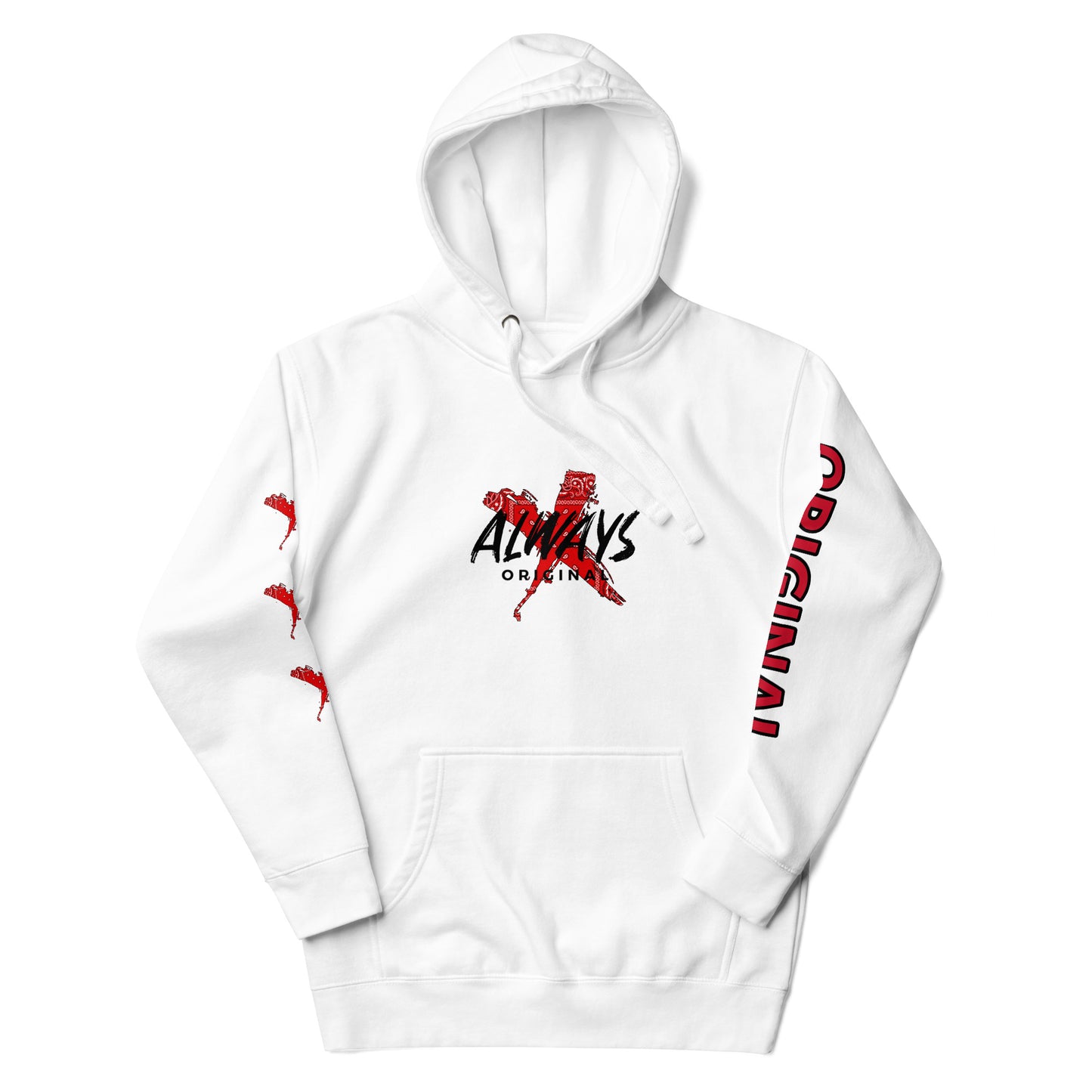 Red Bandana X Unisex Hoodie