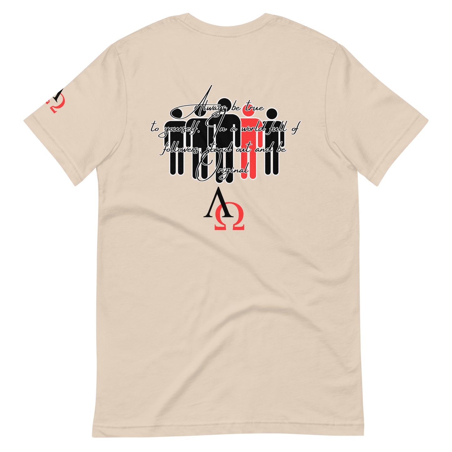 ALWAYS Be ORIGINAL Red edition Unisex t-shirt